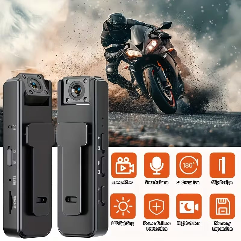 Rotating Lens Body Camera Recorder