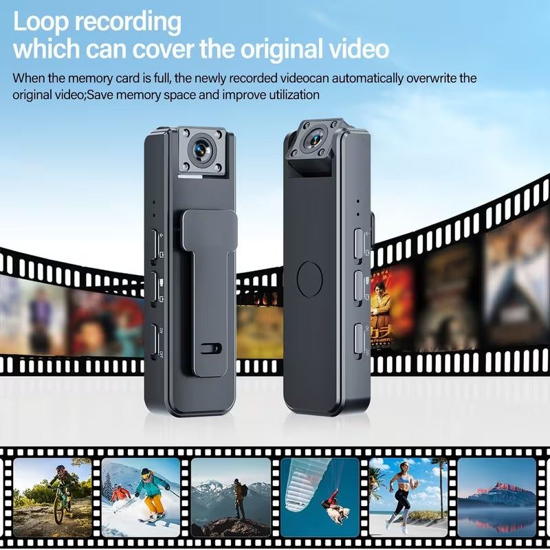 Rotating Lens Body Camera Recorder