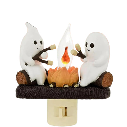 Cute Ghost Flickering Campfire Nightlight