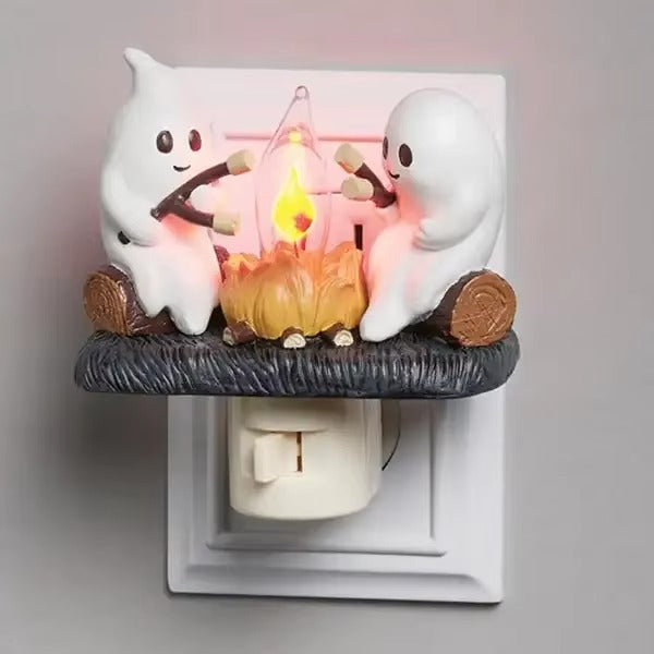 Cute Ghost Flickering Campfire Nightlight